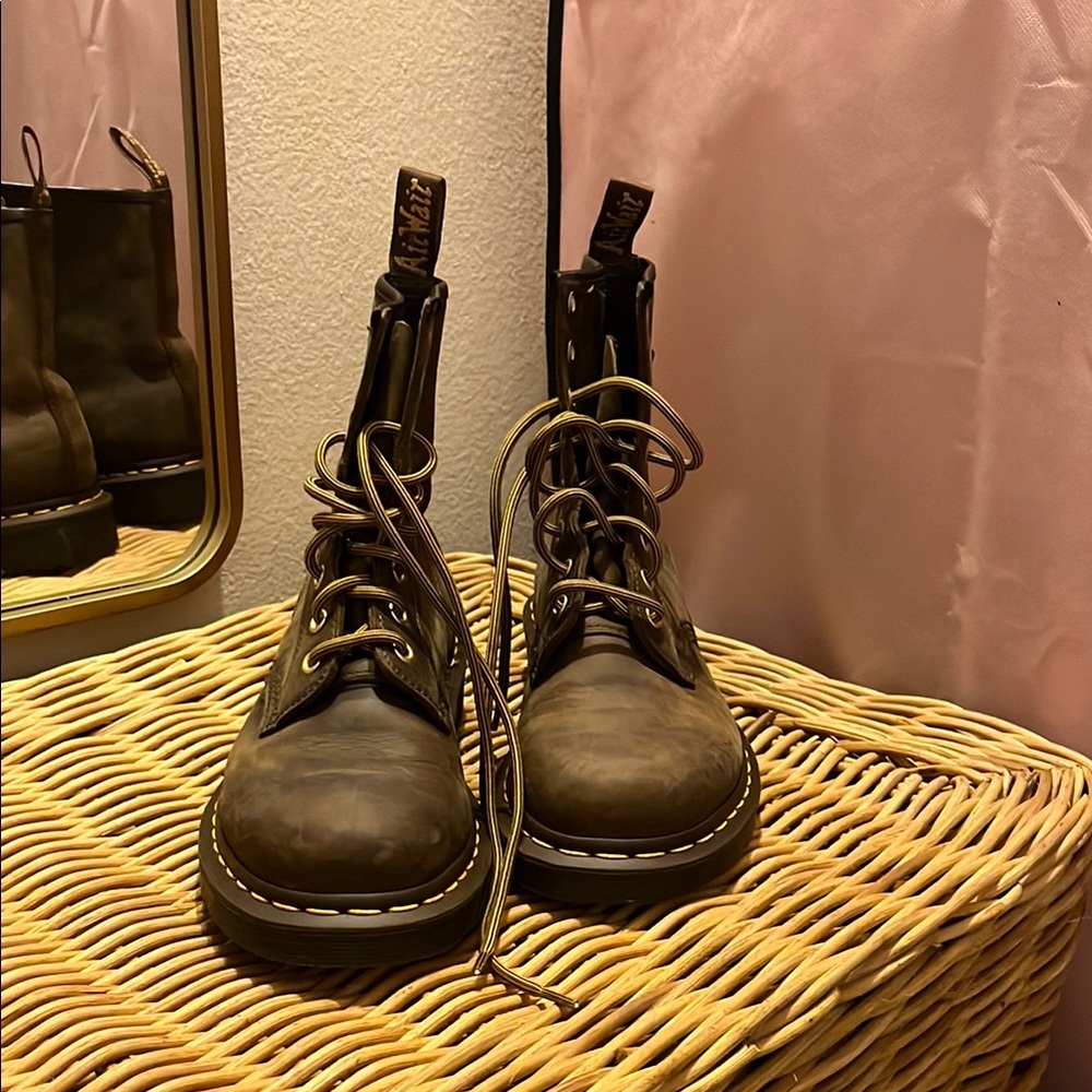Dr. Martens Brown Leather Boots
